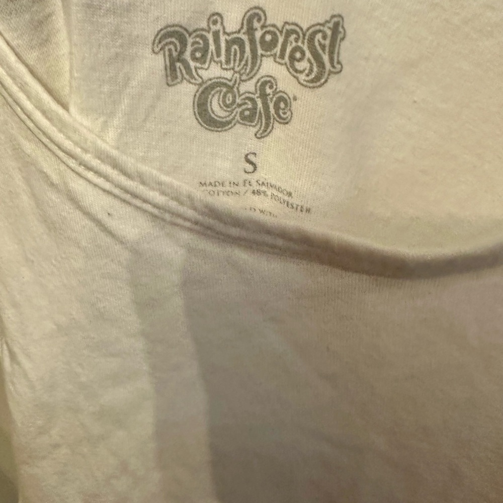 Vintage Y2K Deadstock RAINFOREST CAFE Flamingo Tank Top Small - Picture 4 of 4